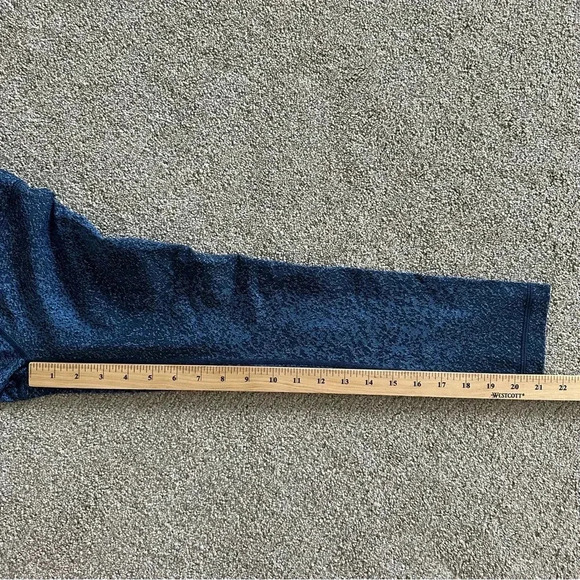 Lululemon Wunder Under High Rise Crop Blue Mineral Deposit Lunar Eclipse Royal 2 - Picture 8 of 8